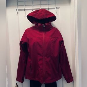 Avia burgundy fleece lined jacket Sz M